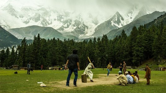 cricket under the shadow of nanga parbat..jpg