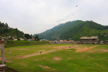 Narol cricket stadium, main stadium ground view, Muzaffarabad.jpg