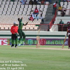 West Indies vs Pakistan | 1st ODI | St. Lucia | 23 April 2011