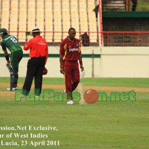 West Indies vs Pakistan | 1st ODI | St. Lucia | 23 April 2011