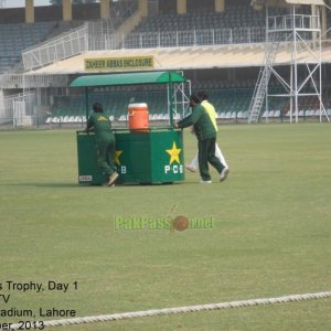 2013/14 President's Trophy, Port Qasim vs PTV, Lahore