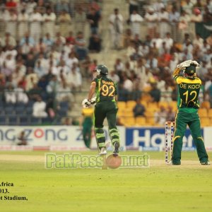 Pakistan VS South Afirca - 4th ODI - Dubai - 8th November 2013