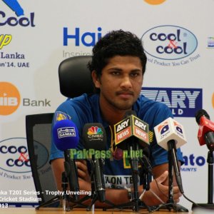 Pakistan vs Sri Lanka T20I Series - Trophy Unveiling