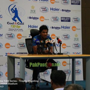 Pakistan vs Sri Lanka T20I Series - Trophy Unveiling