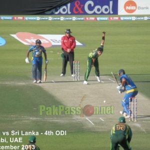 4th ODI: Pakistan vs Sri Lanka at Abu Dhabi