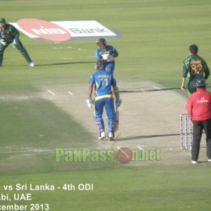 4th ODI: Pakistan vs Sri Lanka at Abu Dhabi