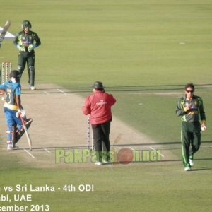 4th ODI: Pakistan vs Sri Lanka at Abu Dhabi