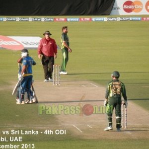 4th ODI: Pakistan vs Sri Lanka at Abu Dhabi