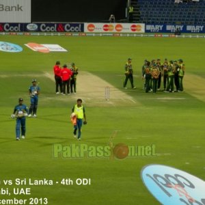 4th ODI: Pakistan vs Sri Lanka at Abu Dhabi