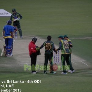 4th ODI: Pakistan vs Sri Lanka at Abu Dhabi