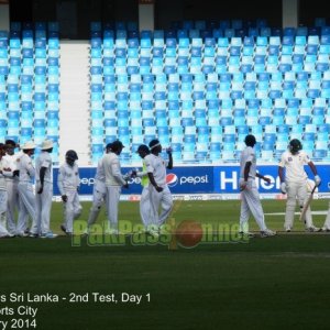 Pakistan vs Sri Lanka, 2nd Test, Day 1, Dubai