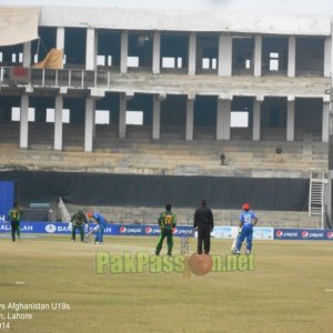 Pakistan U19s vs Afghanistan U19s, Gaddafi Stadium, Lahore