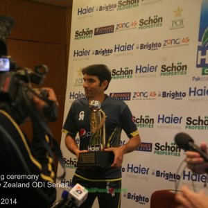 ODI Trophy Unveiling
