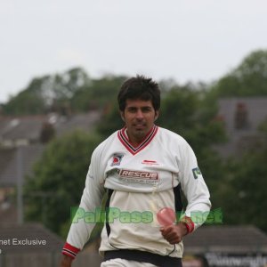 Mansoor Amjad Playing for Colne Cricket Club
