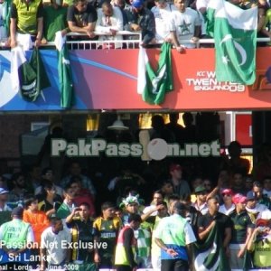 Pakistani supporters at the 2009 T20 World Final