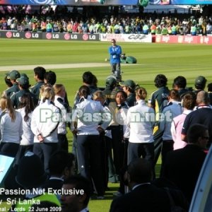 Pakistan team with the 2009 Women's T20 Champions England