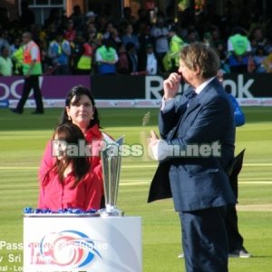 Post Match Presentation at Lords