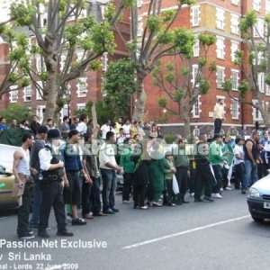 Pakistan supporters outside Lords