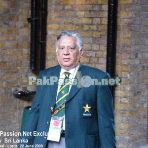 A PCB official leaving Lord's