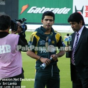 Fawad Alam gives an interview