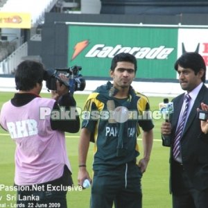 Fawad Alam gives an interview