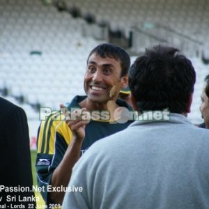 Younis Khan in a light mood