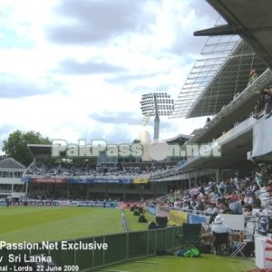 A side-view of Lord's