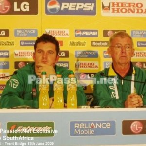 Graeme Smith at the press conference