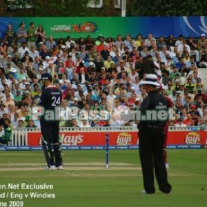 Kevin Pietersen gets ready to face another ball