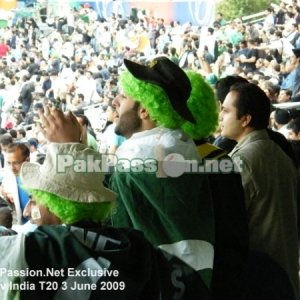 Pakistani supporters at The Oval