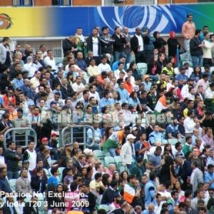 Indian supporters at The Oval