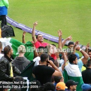 Pakistani supporters at The Oval