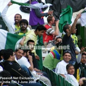 Pakistani supporters at The Oval