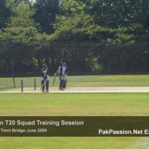 Pakistan practice in the nets at Trent Bridge