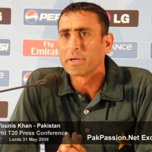 Younis Khan at Lords Press Conference