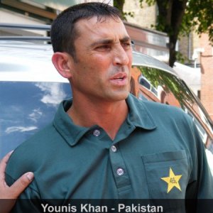 Younis Khan outside Lords