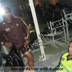 Shoaib Akhtar & Saboor Ahmed