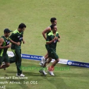 Abdur Rehman and Tanvir Ahmed with Shahzaib Hasan