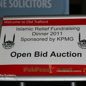 Islamic Relief Fundraising Dinner at Old Trafford