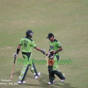 Shahid Afridi and Muhammad Hafeez