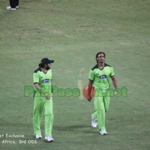 Shahid Afridi and Shoaib Akhtar