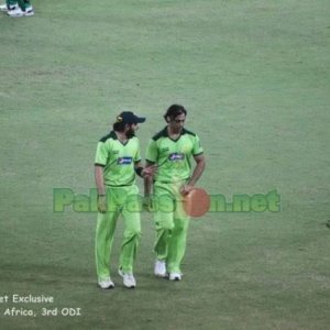 Shahid Afridi and Shoaib Akhtar