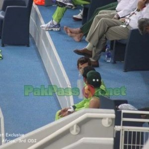 Pakistan Team's Dug Out