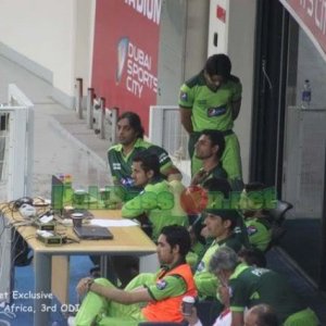 Pakistan Team's Dug Out