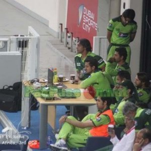 Pakistan Team's Dug Out