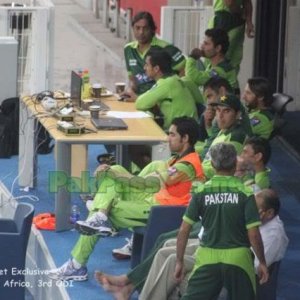 Pakistan Team's Dug Out