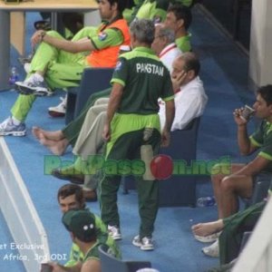 Pakistan Team's Dug Out