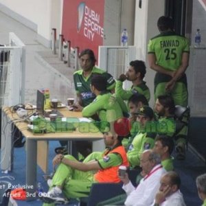 Pakistan Team's Dug Out
