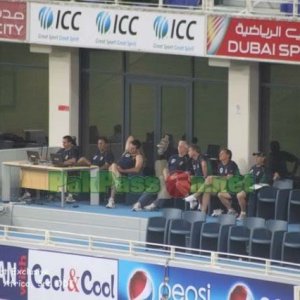 South Africa Team's Dug Out