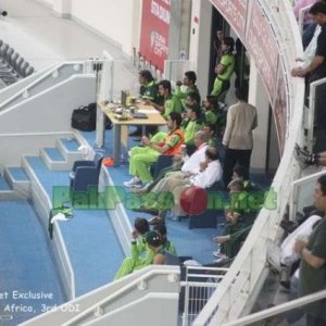 Pakistan Team's Dug Out